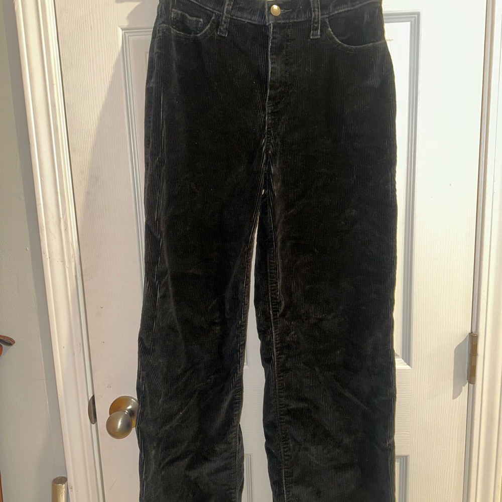 Universal Thread Black Wide-Leg Corduroy Jeans
